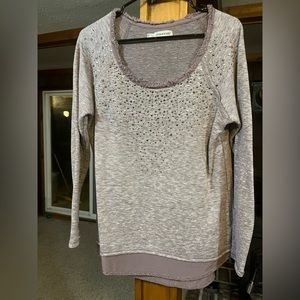 Size 0 Maurice’s Purple Rhine Stone Sweater